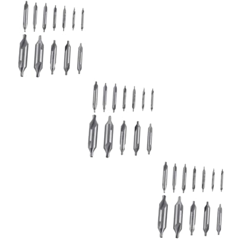 ARTIBETTER 3 Sätze Center-bit-cutter-set Leistung Bohrer Loch Bagger Schleifer Bohrmaschinen Elektrische Bohrmaschine Abs Schnecke Punkt Werkzeug Silver Hochgeschwindigkeitsstahl 12 Stück * 3 von Artibetter