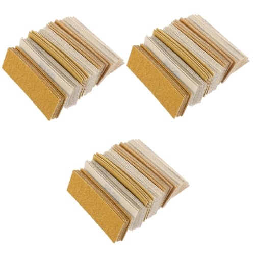 ARTIBETTER 3 Sätze Sandpapier Schleifpapier Sanding Paper Schleifscheiben Kfz -schleifblöcke Oszillierendes Schleifpad Schleifer Schleifen Fortschrittliche Beschichtung Yellow 60 Blatt*3 von Artibetter