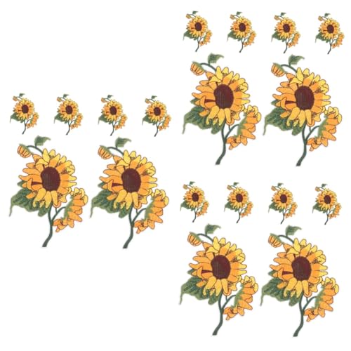 ARTIBETTER 3 Sätze Sonnenblumen Tuch Aufkleber Blumenapplikationen Applikationen Blumen Nähen Dekorativ Für Patch Süße Stickereiflecken Süßer Fleck Vlies Yellow 6 Stück * 3 ARTIBETTER 3 Sätze Sonnenblumen Tuch Aufkleber Blumenapplikationen Applikationen Blumen Nähen Dekorativ Für Patch Süße Stickereiflecken Süßer Fleck Vlies Yellow 6 Stück * 3 von Artibetter