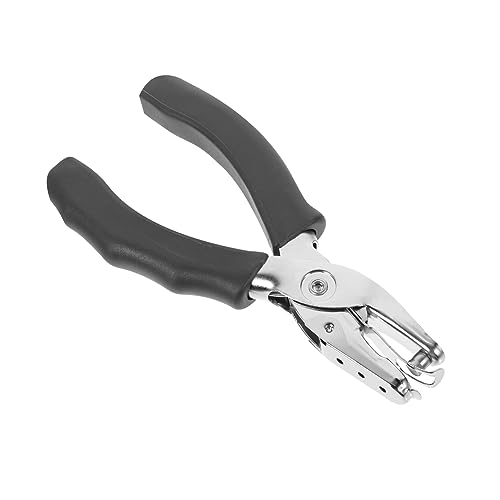 ARTIBETTER 3St Handlocher Locher fürs Büro Loseblattstanze fürs Büro Desktop-Locher Abzeichen Locher Bürobedarf bastel stanzmaschine hole punch Einzellocher Leichter Papierstanzer Gummi Black von Artibetter