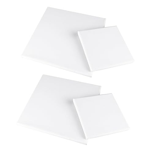 ARTIBETTER 4 Stück Leinwandrahmen Baumwolle Vorgezogene Malflächen für Öl und Acrylfarben für Künstler Leicht und Tragbar ARTIBETTER 4 Stück Leinwandrahmen Baumwolle Vorgezogene Malflächen für Öl und Acrylfarben für Künstler Leicht und Tragbar von Artibetter
