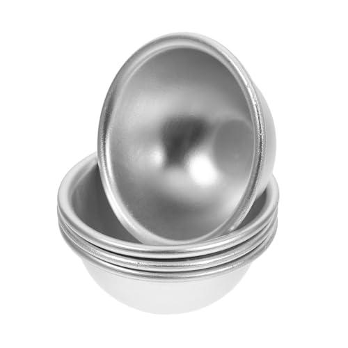 ARTIBETTER 4 Stücke Teiliges Aluminium Halbkreis Backformen Halbkugel Kuchen und Badewannenformen für DIY Badebomben und Desserts Leicht und Einfach zu Handhaben ARTIBETTER 4 Stücke Teiliges Aluminium Halbkreis Backformen Halbkugel Kuchen und Badewannenformen für DIY Badebomben und Desserts Leicht und Einfach zu Handhaben von Artibetter