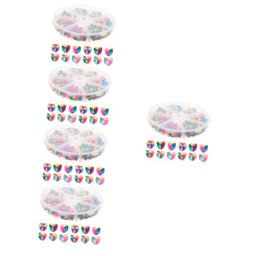 ARTIBETTER 5 Boxen Regenbogen Liebesperlen Perlen für Schmuckhersteller Schlüssel Herz Charme groß schnell Abstandsperlen in Herzform Herzperlen aus Ton DIY-Perlen Polymer-Ton ARTIBETTER 5 Boxen Regenbogen Liebesperlen Perlen für Schmuckhersteller Schlüssel Herz Charme groß schnell Abstandsperlen in Herzform Herzperlen aus Ton DIY-Perlen Polymer-Ton von Artibetter