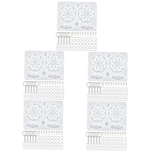 ARTIBETTER 5 Sätze Dream Catcher Silikonform Teiliges Diy Zubehör für Wanddekoration und Schlüsselanhänger Gießform für Füllmaterialien und Glitzer ARTIBETTER 5 Sätze Dream Catcher Silikonform Teiliges Diy Zubehör für Wanddekoration und Schlüsselanhänger Gießform für Füllmaterialien und Glitzer von Artibetter