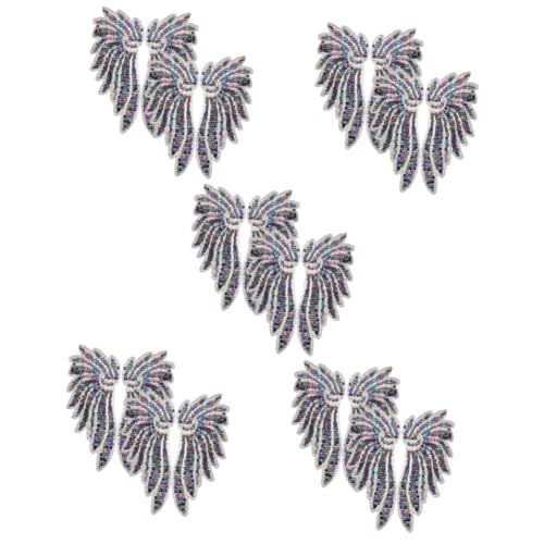 ARTIBETTER 5 Sätze Pailletten-flügel-patch Funkeln Feenflügel Für Erwachsene Party Weihnachten Flügel Kleidung Applikation Kostüm-patch-zubehör Polyester 2 Paare * 5 ARTIBETTER 5 Sätze Pailletten-flügel-patch Funkeln Feenflügel Für Erwachsene Party Weihnachten Flügel Kleidung Applikation Kostüm-patch-zubehör Polyester 2 Paare * 5 von Artibetter