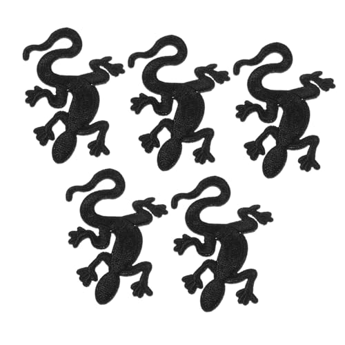 ARTIBETTER 5 Stück Cartoon-hut-patches Reptil Gecko Nähen Flecken Party Klein Montiert Kleiderflicken Selber Machen Multifunktionale Mantelflicken Stoff Black ARTIBETTER 5 Stück Cartoon-hut-patches Reptil Gecko Nähen Flecken Party Klein Montiert Kleiderflicken Selber Machen Multifunktionale Mantelflicken Stoff Black von Artibetter