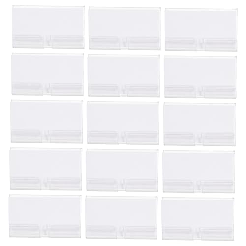 ARTIBETTER 50 Sätze Preisschild Regalanhänger für Drahtregale Name Clip-on-Etiketten Etikettenhalter für Vorratsbehälter Etiketten zum Organisieren PVC Transparent ARTIBETTER 50 Sätze Preisschild Regalanhänger für Drahtregale Name Clip-on-Etiketten Etikettenhalter für Vorratsbehälter Etiketten zum Organisieren PVC Transparent von Artibetter