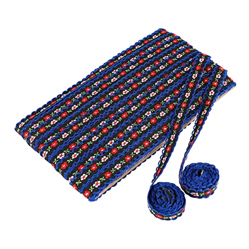 ARTIBETTER Besticktes Spitzenband Nähen Stickerei Spitzenbesatz Blumenband Fransenband Gold Blumenmuster Spitzenbesatz mit floraler Stickerei bestickter Stoff Stoffspitze Vintage -Spitze Blau ARTIBETTER Besticktes Spitzenband Nähen Stickerei Spitzenbesatz Blumenband Fransenband Gold Blumenmuster Spitzenbesatz mit floraler Stickerei bestickter Stoff Stoffspitze Vintage -Spitze Blau von Artibetter