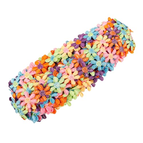 ARTIBETTER Farbenfrohe wasserlösliche Spitze Nähgarnitur Stoffbesatz DIY trimmen zarter Kleidungsbesatz handgefertigtes Nähband dekorativer Spitzenbesatz Polyester ARTIBETTER Farbenfrohe wasserlösliche Spitze Nähgarnitur Stoffbesatz DIY trimmen zarter Kleidungsbesatz handgefertigtes Nähband dekorativer Spitzenbesatz Polyester von Artibetter
