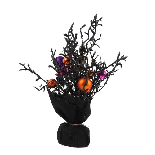 ARTIBETTER Halloween Bonsai Baum Dekoration Spooky Lila Schwarze Potted Tree Ornament für Halloween Partys Gruselige Szenen und Gespenstische Atmosphären ARTIBETTER Halloween Bonsai Baum Dekoration Spooky Lila Schwarze Potted Tree Ornament für Halloween Partys Gruselige Szenen und Gespenstische Atmosphären von Artibetter