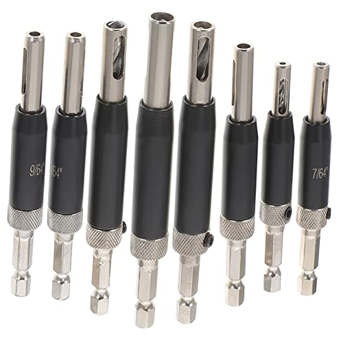 ARTIBETTER Hinge Bohrer Set 8 Teilig Türscharnier Bohrer Set Mit 5/64'' 7/64'' 9/64'' 11/64'' 1/4'' HSS Präzisionsbohrer Für Und Metallbearbeitung Selbstzentrierend Und von Artibetter