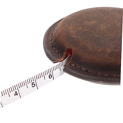 ARTIBETTER Mini -Bandmaßnahme Anhänger Miniband Maßband Körpermaßband Nähen Klebeband für den Körper messen Flexible Bandmaß Maßband nach Maß Nähband Maßbänder Oberschicht Rindsleder Kaffee ARTIBETTER Mini -Bandmaßnahme Anhänger Miniband Maßband Körpermaßband Nähen Klebeband für den Körper messen Flexible Bandmaß Maßband nach Maß Nähband Maßbänder Oberschicht Rindsleder Kaffee von Artibetter