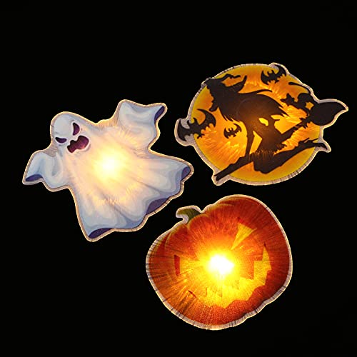 Artibetter 1 Satz Halloween-faseroptik-lichter Halloween-dekorationen Im Freien Halloween-dekorationsfenster Neon Led Lichtschläuche Led Tube Light Leuchtende Faseroptische Lichter Vlies 3st von Artibetter