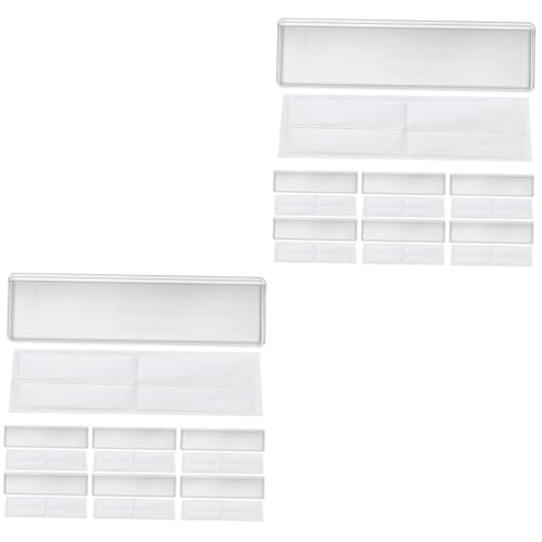 Artibetter 2 Sätze Klebstoffetikett Karten klebrig Regal Bibliothek Namensetiketten Inhaber Etikettenhalter für Vorratsbehälter Hüllen für Etiketten Etikettentaschen PVC Weiß Artibetter 2 Sätze Klebstoffetikett Karten klebrig Regal Bibliothek Namensetiketten Inhaber Etikettenhalter für Vorratsbehälter Hüllen für Etiketten Etikettentaschen PVC Weiß von Artibetter