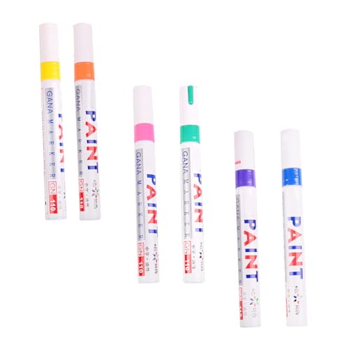 Artibetter 6Stücke Industrielle Acrylfarbe Stifte Wasserdichte Marker für Kreative Reparaturen und Farbvielfalt für Designs Artibetter 6Stücke Industrielle Acrylfarbe Stifte Wasserdichte Marker für Kreative Reparaturen und Farbvielfalt für Designs von Artibetter
