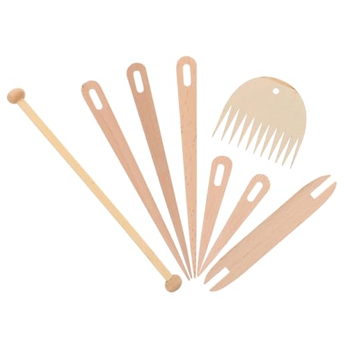 Artibetter 8-teiliges Set Bastelbedarf Strickzubehör Häkeln Häkelkit Nadeln Stricken Stricknadel Werkzeug Für Das Handwerk Webstöcke Webnadel Webbedarf Nähen Holz Beige Artibetter 8-teiliges Set Bastelbedarf Strickzubehör Häkeln Häkelkit Nadeln Stricken Stricknadel Werkzeug Für Das Handwerk Webstöcke Webnadel Webbedarf Nähen Holz Beige von Artibetter