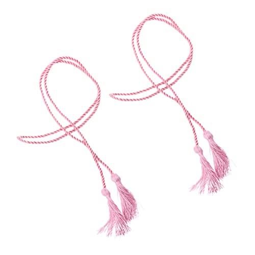 Artibetter Graduation Tassel Cord Pink Graduation Honor Abschluss Zubehör Abschlussschnur Abschlussseile Kordel Quaste Einzelne rosa Grad Kordeln von Artibetter