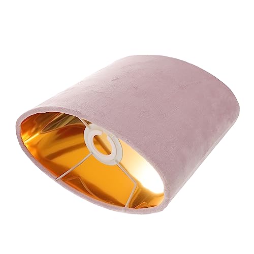 Artibetter Lampenschirm schlafzimmer beleuchtung tischlampe lampenabdeckung nähgarn pink Schlafzimmerbeleuchtung oval Schutzabdeckung rosa Haushalt Samtstoff Wandlampe Blumen e27 Beschichtung von Artibetter