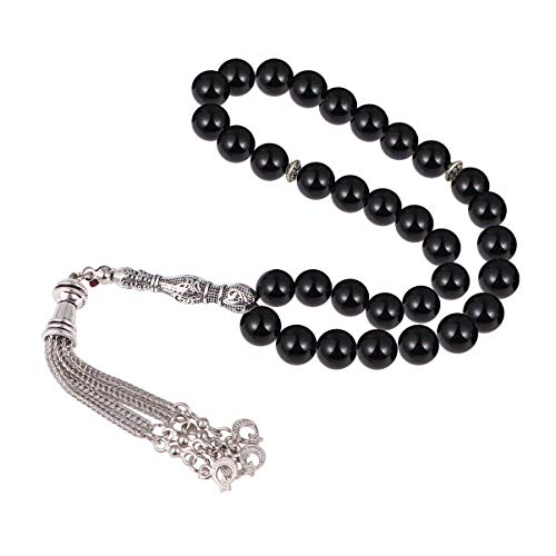 Artibetter Muslimische Gebetskette Tasbih Zikr Perlen Tasbih 33 Gebetskette Islam Gebetskette Rosenkranz Perlen islamische Religion Eid Ramadan Geschenk von Artibetter