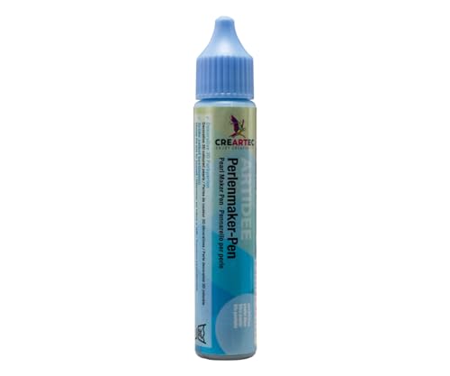 Artidee CREARTEC Perlenmaker Pen - Pastellblau - zum Gestalten von dekorativen 3D Farbperlen auf Textilien, Holz, Leder, Glas, Keramik - 30ml - Made in Germany von Artidee