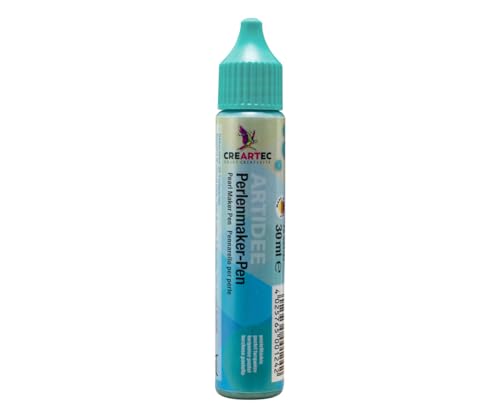 Artidee CREARTEC Perlenmaker Pen - Pastelltürkis - zum Gestalten von dekorativen 3D Farbperlen auf Textilien, Holz, Pappe, Leder, Glas, Keramik - 30ml - Made in Germany Artidee CREARTEC Perlenmaker Pen - Pastelltürkis - zum Gestalten von dekorativen 3D Farbperlen auf Textilien, Holz, Pappe, Leder, Glas, Keramik - 30ml - Made in Germany von Artidee