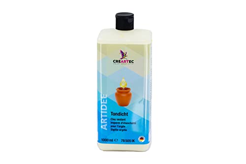 CREARTEC Tondicht - Ideal zum wasserfesten Versiegeln von Keramikoberflächen - Gebrauchsfertig - Lösungsmittelfrei - einfache Handhabung - Füllmenge: 1000 ml - Made in Germany von Artidee