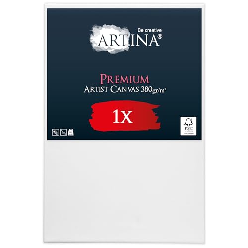 Artina Premium Leinwand auf Keilrahmen - 40x60cm - 380g/m² von Artina