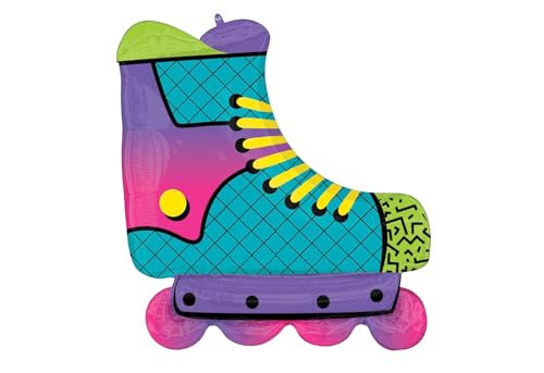 90er Jahre Rollschuh 68,6 cm Folien-Partyballon von Artisan Owl