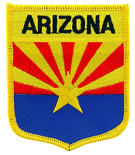 Aufnäher, bestickt, Motiv: Flagge des Bundesstaates Arizona, zum Aufbügeln von Artisan Owl