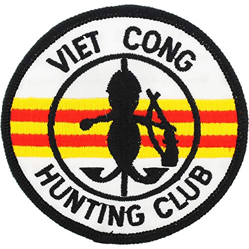 United States Military Vietnam Viet Cong Jagdclub Patch mit Bügelkleber (mehrfarbig) von Artisan Owl