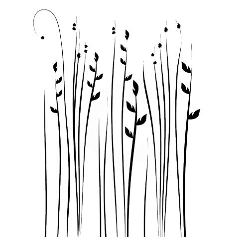 Gras, wiederverwendbare Schablone, A3, A4, A5 und größere Größen, Shabby-Chic-Stil, moderner Stil/F39 (wiederverwendbare PVC-Schablone, Größe S – 70 x 100 cm) von Artistic Sponge