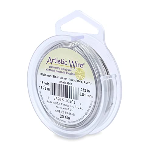 Artistic Wire 0,81 mm Edelstahl-Basteldraht, 0.81 mm von Artistic Wire