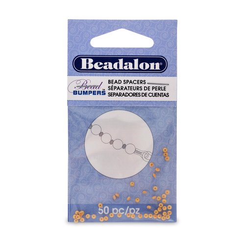 Artistic Wire Beadalon Bead Bumper 2mm Oval Gold, 50-Piece von Artistic Wire