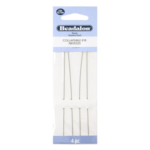 Artistic Wire Beadalon Collapsible Eye Needles 5-Inch Heavy 4 Pack von Artistic Wire