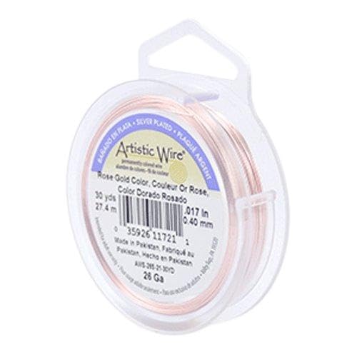 Beadalon Künstlerischer Draht, Rotgold, versilbert, 26 GA, 27,4 m Beadalon Künstlerischer Draht, Rotgold, versilbert, 26 GA, 27,4 m von Artistic Wire