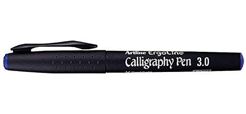 ARTLINE Marker"Calligraphy Pen", Spitze 3 mm, Blau, 6 Stück von Artline