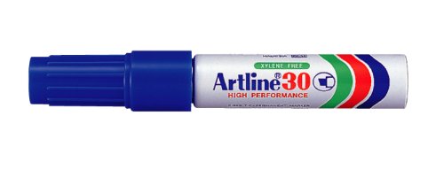 Artline 30 2–5 mm Keilspitze permanent marker, blau [12 Stück] von Artline