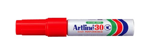 Artline 30 2–5 mm Keilspitze permanent marker – Rot [12 Stück] von Artline
