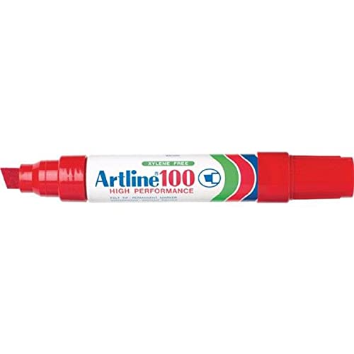 Artline ek100 7,5 mm – 12,0 mm Giant Permanent Marker, rot von Artline