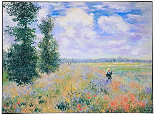 Artopweb ZA22025 MONET Les Coquelicots Environs d`Argenteuil Decorative Panel, Wood MDF, Multicolour, 71x53 Cm von Artopweb