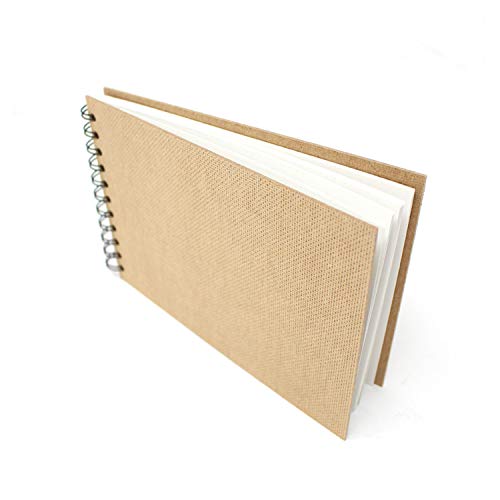 Artway Enviro - Spiralgebundenes A5-Skizzenbuch - Querformat - 70 Seiten/35 Blätter aus 170 gsm Recycling-Papier - 100 % Recycelt Skizzenbuch von ARTWAY