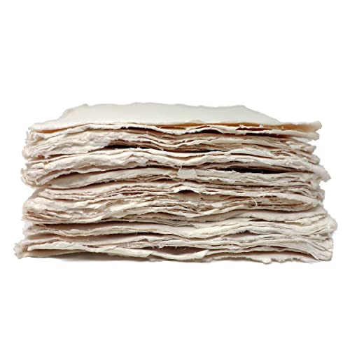 Indigo - Hadernpapier - handgeschöpft - 100 % Baumwolle - A3 - 20 Blatt von ARTWAY
