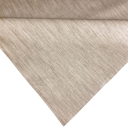 Artwelt Wachstuch Tischdecke Unifarben Gemustert Abwaschbar Wachstuchtischdecke Knitterfrei Tischtuch Folio Ideal für Küche Esszimmer Garten Outdoor Partys Besondere Anlässe (180X140cm, Beige) von Artwelt