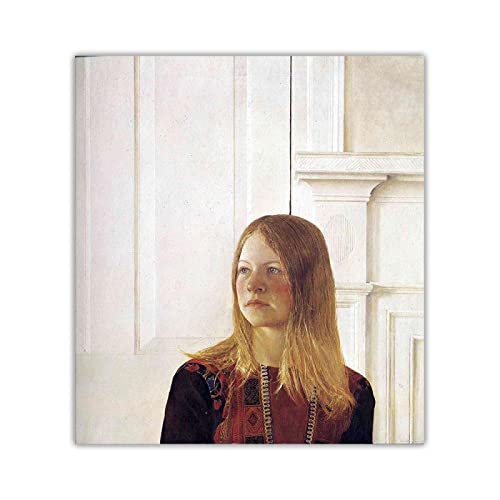 GemäLde Auf Leinwand Andrew Wyeth " Siri "-Wandbilder Wohnzimmer Xxl-Moderne Wanddeko-Printed Paintings 30x33cm Rahmenlos von Artwork Grocery Store