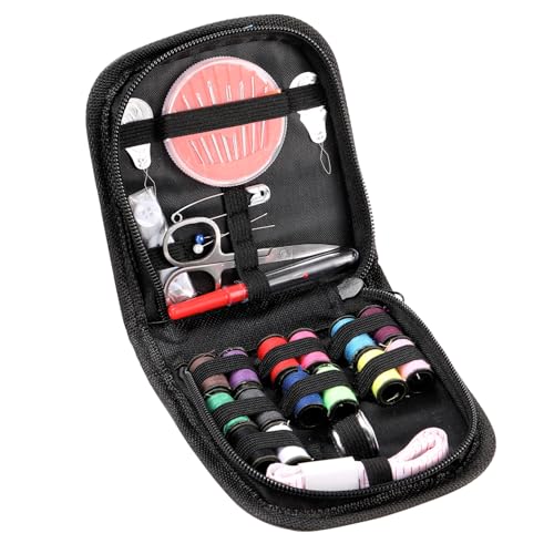 Aruicheng Nähset Reise Nähset Nadel und Faden Set 27er Nähzubehör Premium Reisenähset Sewing Kit für Anfänger, Erwachsenen, Zuhause, DIY und Reise von Aruicheng