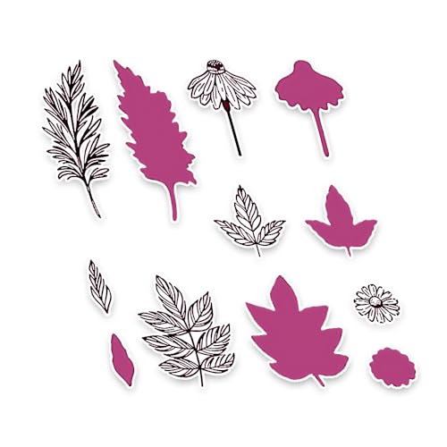 2025 Neue Weihnachten Tiere und Blumen Metall Schneiden Sterben Und Stempel Set, Für DIY Kunst Geburtstage Scrapbooking Handwerk Supplies Stamping Fotoalbum (M0877-stempel und Stanzformen Set) von Aruieys