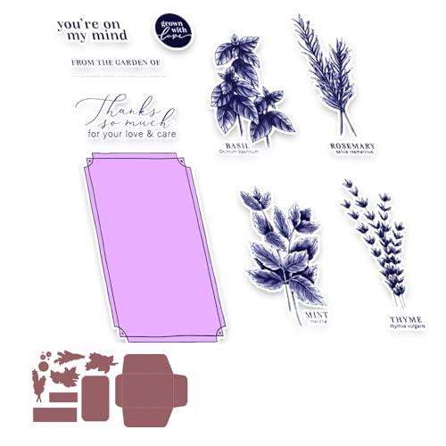 2025 Neue Weihnachten Tiere und Blumen Metall Schneiden Sterben Und Stempel Set, Für DIY Kunst Geburtstage Scrapbooking Handwerk Supplies Stamping Fotoalbum (M0879-stempel und Stanzformen Set) von Aruieys