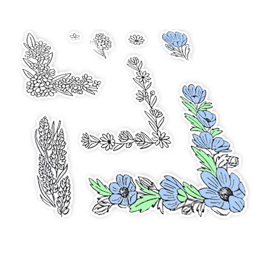 2025 Neue Weihnachten Tiere und Blumen Metall Schneiden Sterben Und Stempel Set, Für DIY Kunst Geburtstage Scrapbooking Handwerk Supplies Stamping Fotoalbum (M0886-stempel und Stanzformen Set) von Aruieys