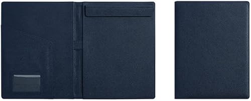 Asfgchh A4 Konferenzmappe A4 Klemmbrett Ordner Konferenzordner Padfolio Legal Schreibblock Business Kunstleder Tasche Portfolio Foldover Klemmbrett von Asfgchh