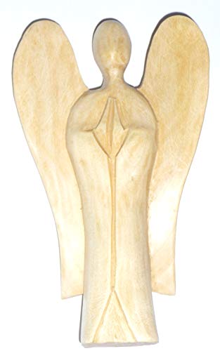 Asia-Design Schutzengel aus Holz Holzfigur Figur Skulptur 10cm von JUSNOVA